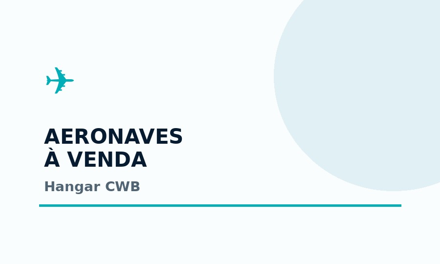 Aeronaves à venda