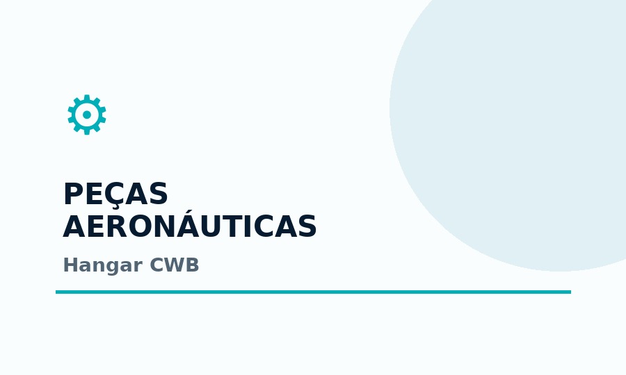 Peças aeronáuticas